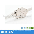 AUCAS CAT5E FTP Zinc Alloy network module / shielded keystone jack module